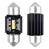 LED lemputė AMIO 02441 C5W C10W C3W 31mm 12V 24V