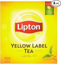 "Lipton" juodoji arbata - 4 x 100 arbatos maišelių (iš viso 400) - aukštos kokybės Kenijos arbata, pasižyminti stipriu skoniu - idealiai tinka kasdieniam vartojimui - bendras svoris 600 g