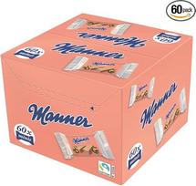 "Manner Neapolitaner" vafliai su lazdynų riešutų kremu, supakuoti į atskiras pakuotes, 60 vnt. (60 x 15 g)