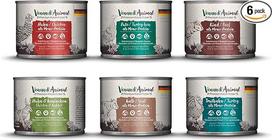 "Venandi Animal Premium" drėgnas maistas katėms, bandomoji pakuotė III, vištiena, antis, jautiena, arkliena, veršiena, kalakutiena, 6 x 200 g, be grūdų, natūralus, 1,2 kg