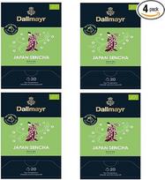 4 x „Dallmayr Japan“ ekologiška „Sencha“ žaliosios arbatos piramidės, 20 vnt., po 2,5 g