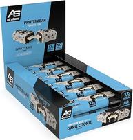ALL STARS baltyminis batonėlis „Smooth Core“ 45 g „Dark Cookie“ – traškus baltyminis batonėlis su 13 g baltymų, be pridėto cukraus ir palmių riebalų, su kreminiu įdaru