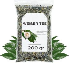 Baltoji arbata 200 g – kinietiška baltoji arbata su antioksidantais – laisvi lapeliai (200 g, baltoji arbata)