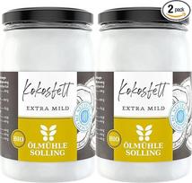 Deodorizuotas kokosų aliejus, 250 ml stiklinis indelis – ekologiškas – „Ölmühle Solling“ (2 vnt. pakuotė)