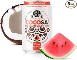 DIET-FOOD „Cocosa“ kokosų vanduo su arbūzų sultimis NFC 330 ml (5 vnt. pakuotė)