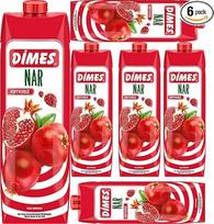 Dimming Granatų sultys Vaisių sultys 25% Granatų sulčių koncentratas 1000 ml x 6 vnt.