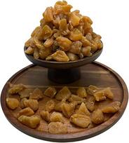 Džiovinti imbiero gabaliukai (be cukraus, aštrūs), 100 g/250 g/500 g/1000 g | Užkandžiai, skirti javainiams ir kepiniams | Džiovinti vaisiai | Džiovinti vaisiai (100 g)