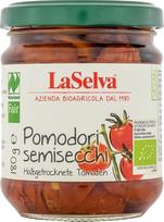 Ekologiški pusiau džiovinti pomidorai alyvuogių aliejuje, 2 x 180 g