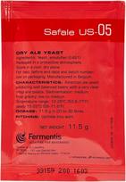 Fermentis Safale US-05 0. 0254lbs aukščiausios fermentacijos alaus mielių Sausos mielės
