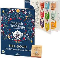 ETS arbatos advento kalendorius „Feel Good Wellness“ ir „Feel-Good“ Kalėdų kalendorius: 24 skirtingos ekologiškos arbatos ir kitos staigmenos