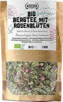 Graikiška ekologiška kalnų arbata su rožių žiedlapiais | APSOGO | Aukščiausia kokybė ir puikus skonis – „Sideritis Scardica“ kalnų arbata iš Graikijos (50 g (1 pakuotė))