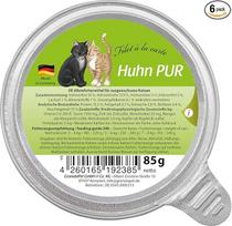 GranataPet Filet à la carte chicken PUR, drėgnas ėdalas katėms, filė gabalėliai be grūdų, ėdalas katėms be pridėtinio cukraus, daug mėsos, 6 x 85 g