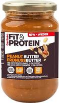 GERLINÉA Fit&Protein – Traškus žemės riešutų sviestas – 100 % žemės riešutų – Švelniai skrudinti – Be pridėto cukraus – Baltyminis šaltinis – 350 g