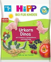 HiPP Bio für Kinder Knabberprodukte Urkorn-Dinos