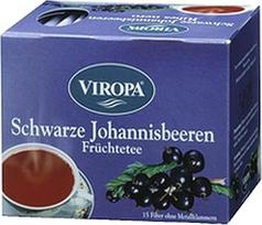 Juodųjų serbentų vaisių arbata, 15 filtrinių maišelių, „Viropa“