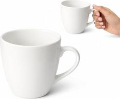 LIVELLO „Mega“ porcelianinė puodelis, 1000 ml, balta XXL puodelis su rankena, skirta arbatai, kavai ir kakavui, didelis „Jumbo“ puodelis, puikiai tinkantis dovanai