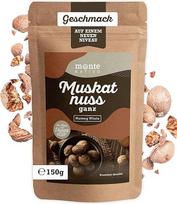 Muskato riešutai „Ganz Monte Nativo“ (150 g) – Muskato riešutai – Švelniai džiovinti ir aromatingi prieskoniai, idealiai tinkantys maisto gaminimui ir pagardinimui – Intensyvus aromatas ir skonis