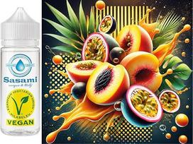 Persikų ir pasifloros aromato koncentratas „Vegan Sasami“, 10 ml