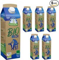 Pienas 3,8% 1 l x 6 vnt.