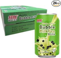 RICO – „Bubble Milk Tea“ gėrimas su matcha – 24 vnt. po 350 ml – rinkinys