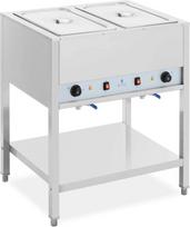Royal Catering „Bemar“ maitinimo pramonės šildytuvas su pagrindu, laisvai stovintis, 2 x GN 1/1, 1265 W