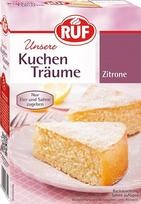 RUF „Kuchen Träume“ citrinų pyragas, „Wonderfully Simple“ – kepimo mišinys dieviškai lengvam pyragui su cukraus pudra, 425 g