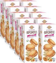Sausainiai „Double Biscuits“ – avižiniai sausainiai su žemės riešutų sviesto įdaru, 1800 g, iš Graikijos