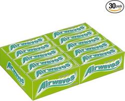 „Airwaves“ 30 x 12 kramtomosios gumos be cukraus su laimo ir imbiero skonio