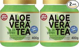 „Allgroo“ alavijo arbata — alavijo mišinys, skirtas arbatai arba tepimui, veganiškas ir be glitimo (1 x 400 g) (2 vnt. pakuotė)