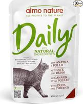 „Almo Nature Daily“ – šlapias maistas katėms – antis ir vištiena – 70 g, 30 vnt. pakuotė