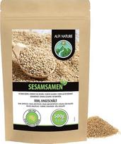 „Alpi Nature“ balti sezamo sėklos su lukštais, 500 g, visiškai baltos sezamo sėklos, sezamo sėklos