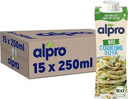 „Alpro Bio Cooking Soya“ – veganiškas ekologiškas maisto gaminimo kremas – 15 x 250 ml