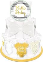„amscan“ vystyklų torto papuošimų rinkinys „Hello Baby“, 4 vnt.