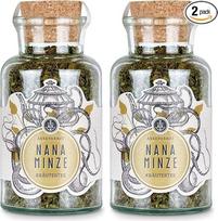 „Ankerkraut Nana Minze“ žolelių arbata, birioji žolelių arbata, 35 g kamštiniame stikliniame indelyje (2 vnt. pakuotė)