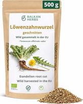 „Balkan Herbs“ 500 g kiaulpienio šaknies – ekologiška, džiovinta ir supjaustyta kiaulpienio šaknies arbata, kiaulpienio žolelių arbata, surinkta gamtoje ES teritorijoje