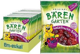 „Bärengarten“ miško vaisių guminukai su vitaminu E, 2 100 g, guminukai su natūraliais aromatais, su dideliu vaisių sulčių kiekiu, be glitimo ir laktozės, penkių skirtingų skonių, 14 x 150 g