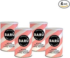 „Barú“ baltojo šokolado latte milteliai – tirpstanti šokoladinė gėrimo mišinys – 4 × 250 g (48 porcijos)