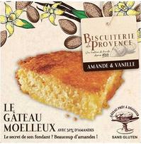 „Biscuiterie de Provence“ migdolų pyragas su vanile, pyragas, saldūs kepiniai, be glitimo, Prancūzija, įskaitant „FeinWert“ elektroninę knygą (1 x 120 g)