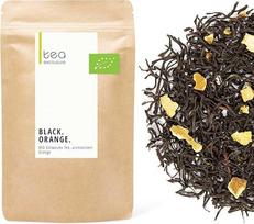 „Black Orange“, ekologiška juodoji arbata su saulėje prinokusiais apelsinais, gaivinančio vaisinio skonio, 125 g birios arbatos, išskirtinis produktas