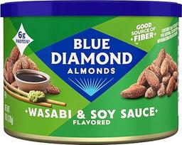 „Blue Diamond“ migdolai su ryškiu wasabi ir sojos padažu, 6 oz