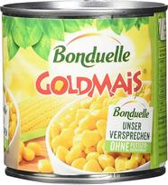 „Bonduelle“ daržovių mišinys su auksine kukurūzais, 300 g, svoris be skysčio – 285 g