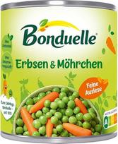 „Bonduelle“ žali žirniai su morkomis, „Finest Selection“, 200 g