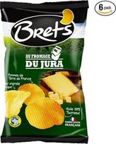 „Bret's Breta € S“ sūrio pyragas su „Du Jura“ bulvių traškučiais iš Prancūzijos, 125 g (6 vnt. rinkinys)