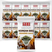 „CHOI's 1 (Daechun)“ korėjietiškos BBQ jūros dumblių užkandžiai – (20 vnt. pakuotė) – tinka keto dietai, be glitimo, su daug ląstelienos, vitaminų, mineralų, baltymų, sveiki užkandžiai, su omega-3 riebalų rūgštimis