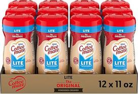 „Coffee Mate Powd Original Lite“ pieno pakaitalas, 11 uncijų talpos indelis, 12 vnt. dėžutėje, gamintojas: „Coffee Mate“