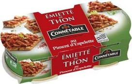 „Connétable“ tunų trupiniai su Espelette pipirais – dėžutė su 2 vnt., 80 g, 160 g