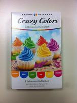 „Crazy Colors“ maisto dažikliai, 6 vnt. po 4 g: oranžiniai, mėlyni, žali, raudoni, geltoni, violetiniai