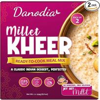 „Danodia Foods“ soros „Kheer“ mišinys, 2 × 250 g – paruoštas virti indiškas desertų mišinys, saldus soros „Kheer“ pudingas, pieno ryžių tipo desertas, tereikia įpilti vandens arba pieno, 2 vnt. pakuotė