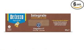 „De Cecco“ „Linguine n° 7 Integrali“ pilno grūdo makaronai, 500 g, 6 vnt. pakuotė