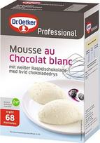 „Dr. Oetker Professional“ baltasis šokoladinis musas su „White Rasp“ šokoladu, desertinis miltelių mišinys, 1 kg pakuotėje